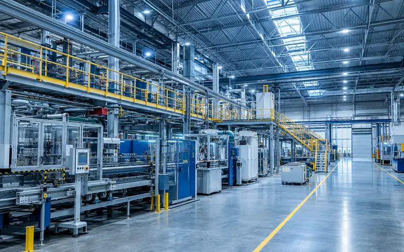 Industrielle Produktionshalle